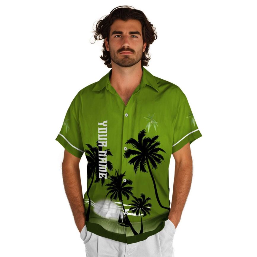 Personalized Bamboo Ocean Sunset Hawaiian Shirt New Arrival