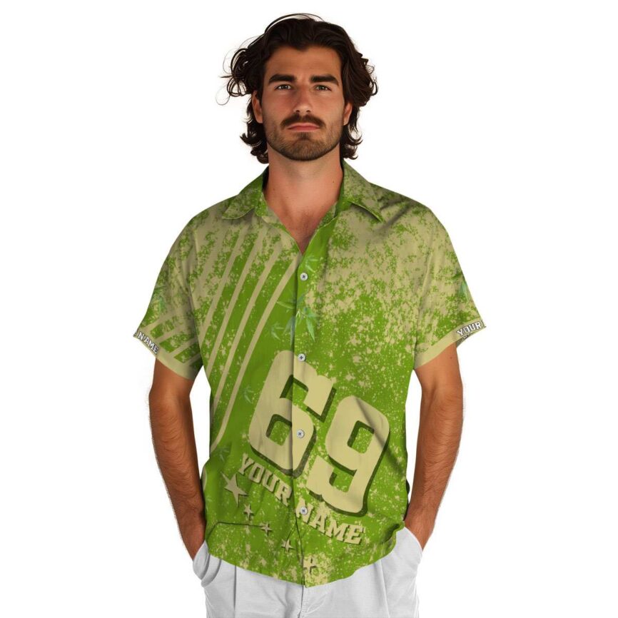 Personalized Bamboo Stripe Burst Hawaiian Shirt New Arrival