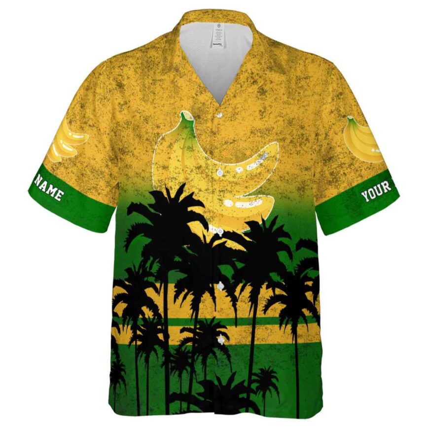 Personalized Banana Sunset Gradient Hawaiian Shirt Fashion forward