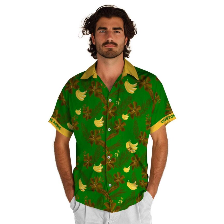 Personalized Banana Tropical Flower Hawaiian Shirt New Arrival