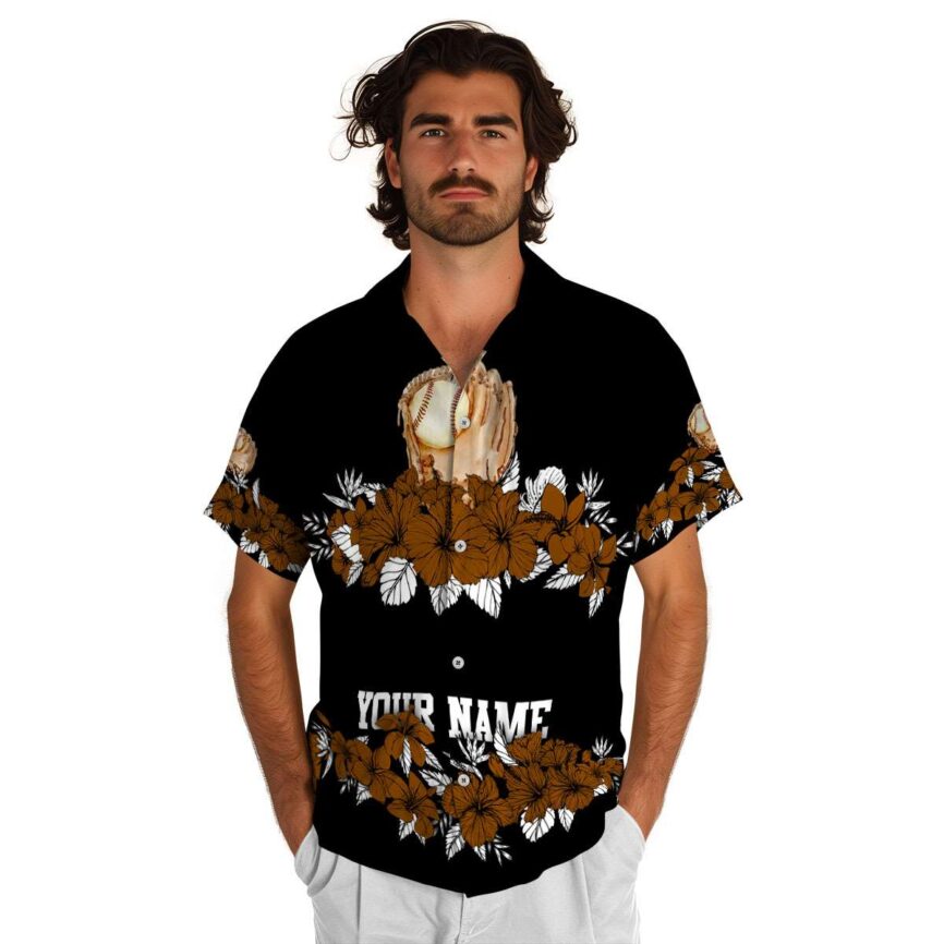 Personalized Baseball Hibiscus Band Hawaiian Shirt New Arrival