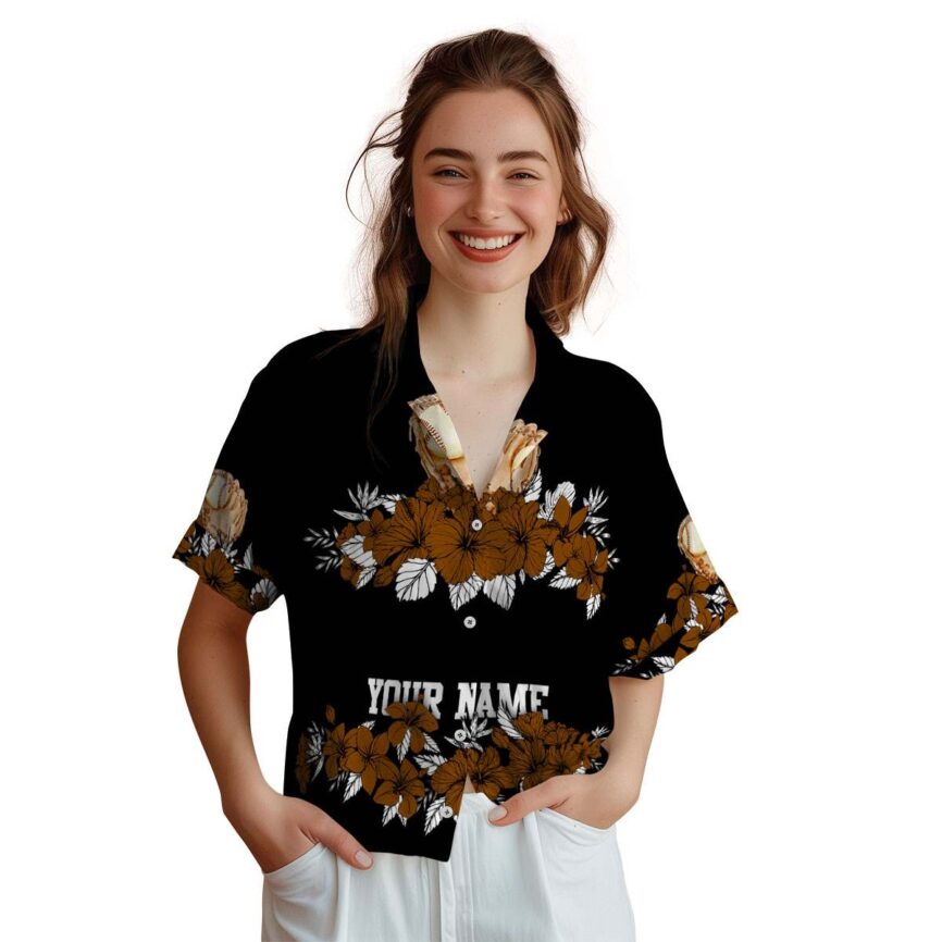 Personalized Baseball Hibiscus Band Hawaiian Shirt Top rated