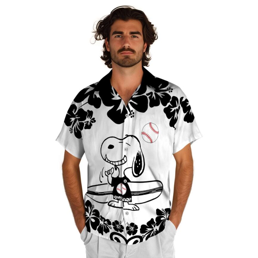 Personalized Baseball Surfing Snoopy Hawaiian Shirt New Arrival