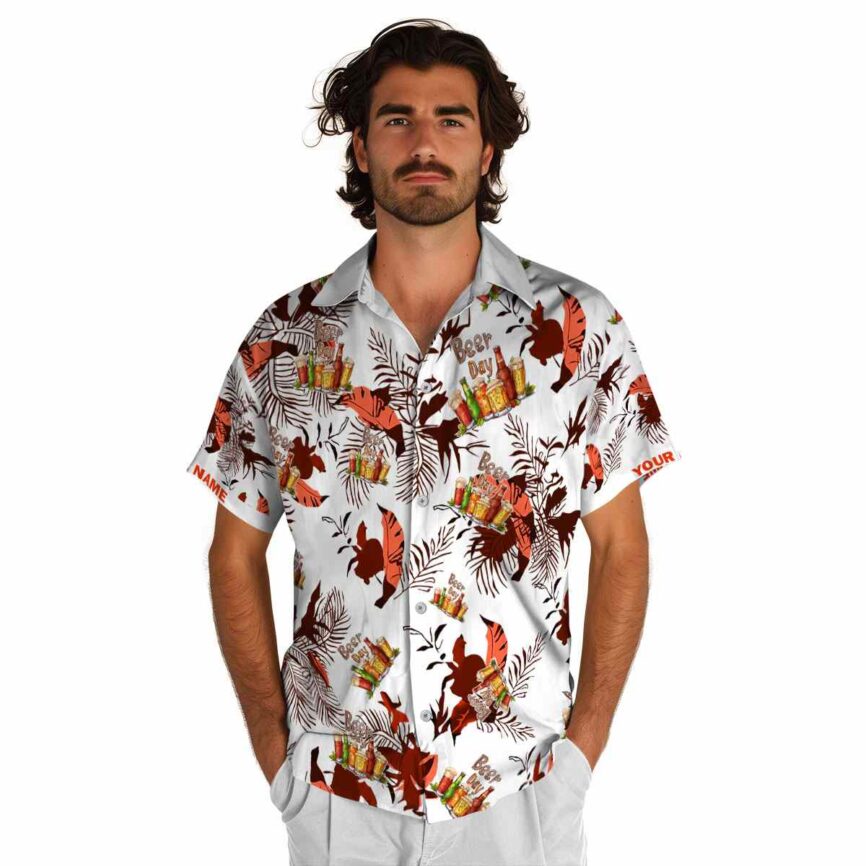 Personalized Beer Leafy Accents Hawaiian Shirt New Arrival