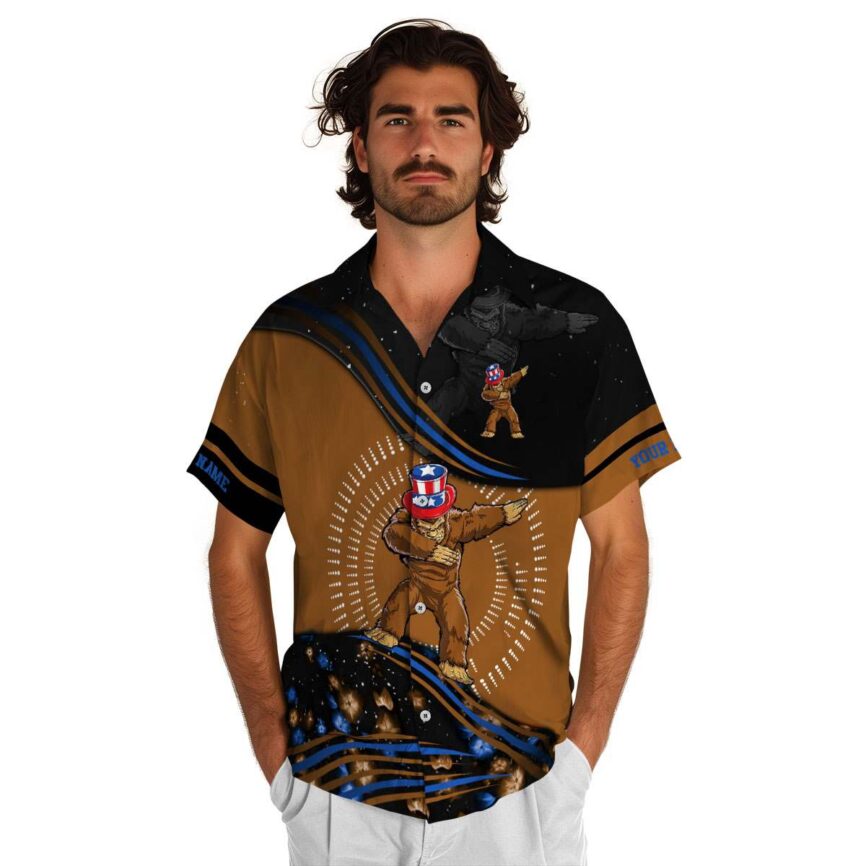 Personalized Bigfoot Dynamic Swirl Hawaiian Shirt New Arrival