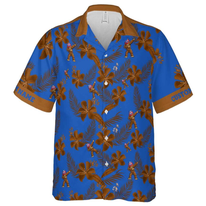 Personalized Bigfoot Tropical Flower Hawaiian Shirt Fashion forward