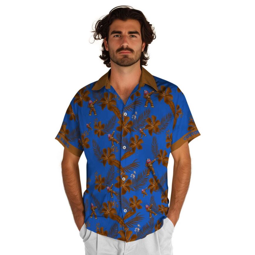 Personalized Bigfoot Tropical Flower Hawaiian Shirt New Arrival