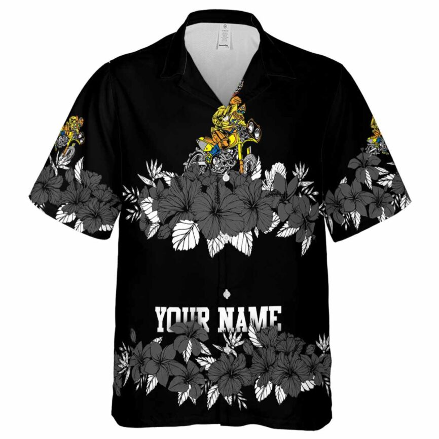 Personalized Biker Hibiscus Band Hawaiian Shirt Fashion forward