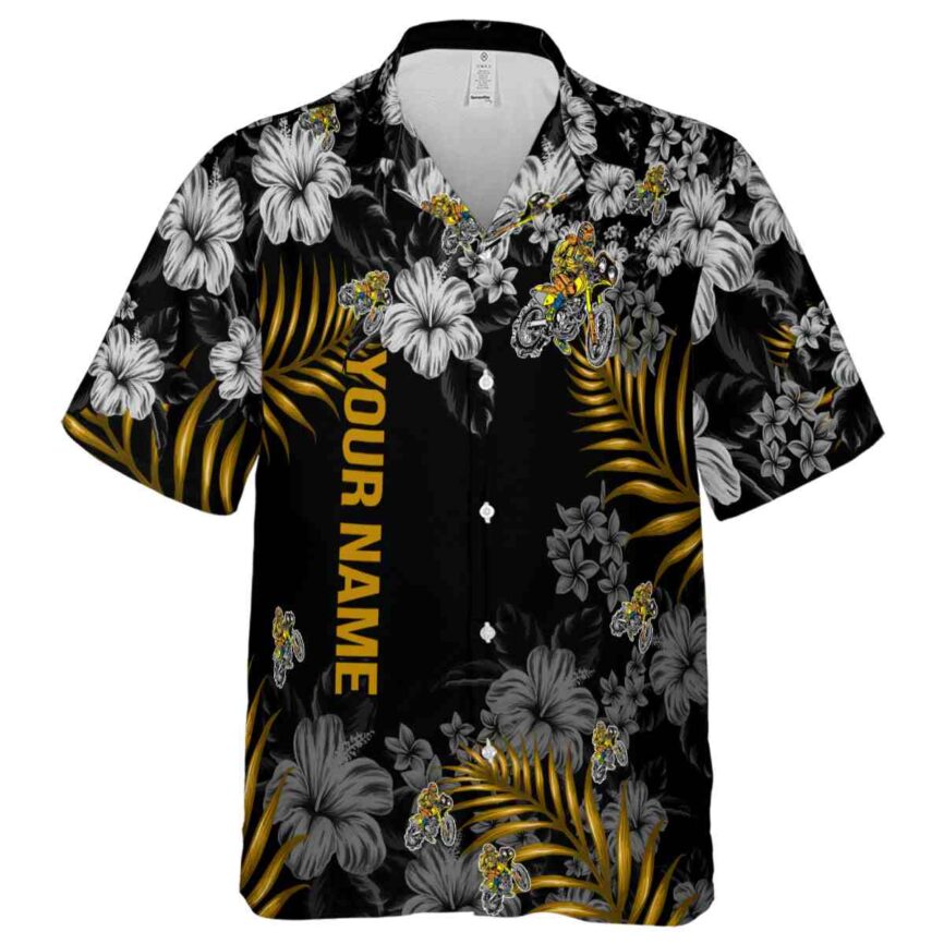 Personalized Biker Hibiscus Pattern Hawaiian Shirt Fashion forward