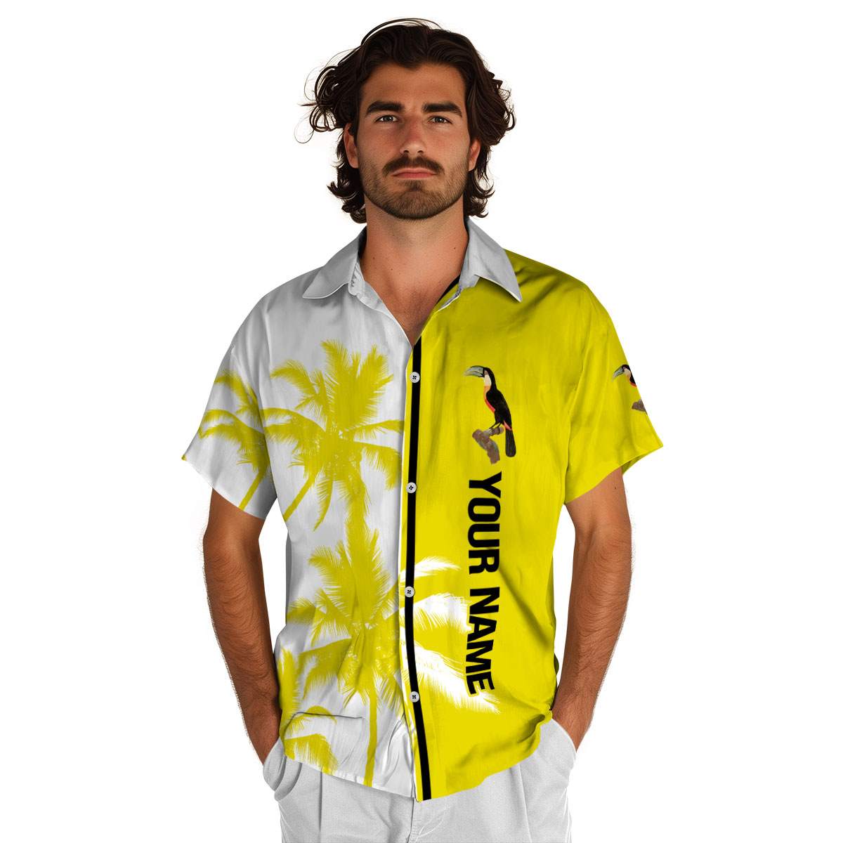Personalized Bird Beach Vibes Hawaiian Shirt High quality Personalized Bird Beach Vibes Hawaiian Shirt High quality