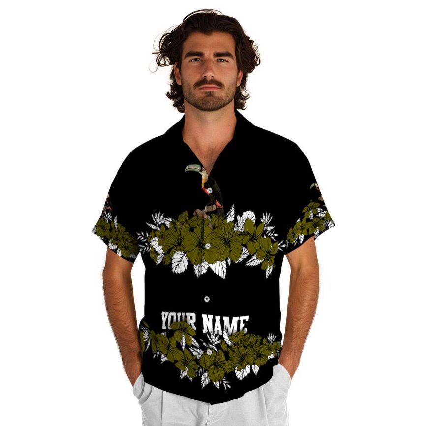 Personalized Bird Hibiscus Band Hawaiian Shirt New Arrival