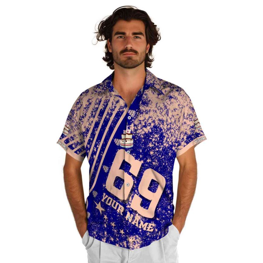 Personalized Birthday Stripe Burst Hawaiian Shirt New Arrival