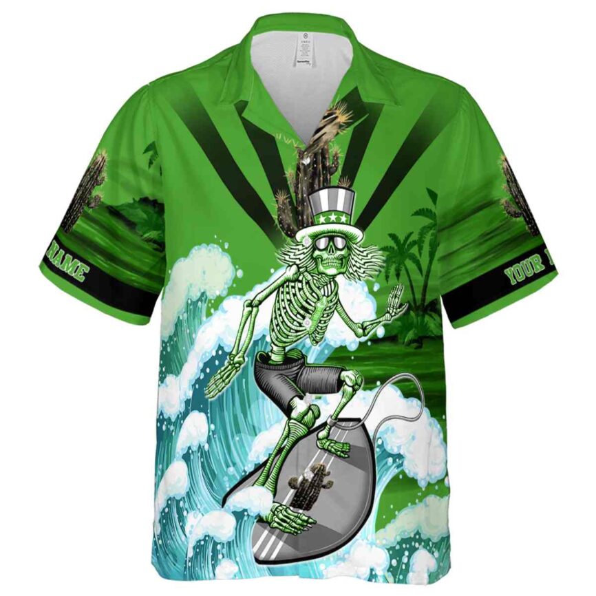 Personalized Cactus Grateful Dead Motif Hawaiian Shirt Fashion forward