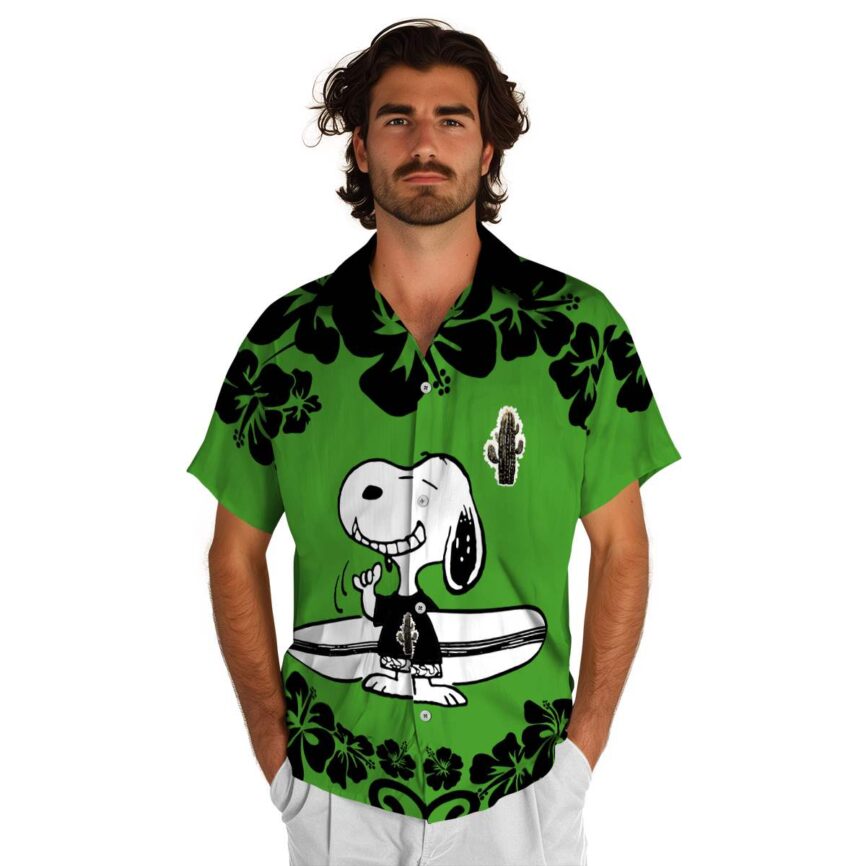 Personalized Cactus Surfing Snoopy Hawaiian Shirt New Arrival