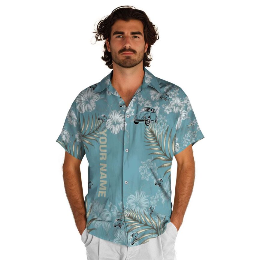 Personalized Car Hibiscus Pattern Hawaiian Shirt New Arrival