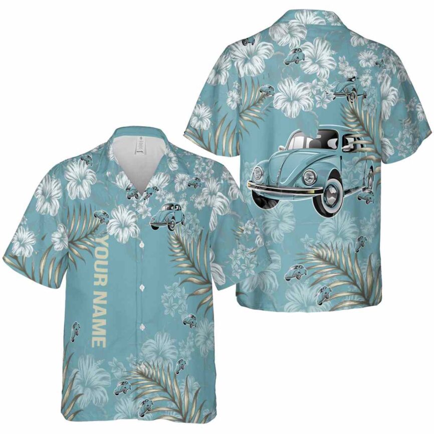 Personalized Car Hibiscus Pattern Hawaiian Shirt Premium grade