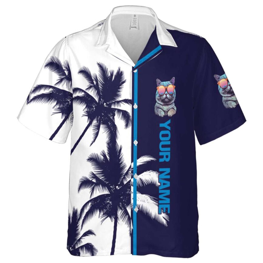 Personalized Cat Beach Vibes Hawaiian Shirt Best selling