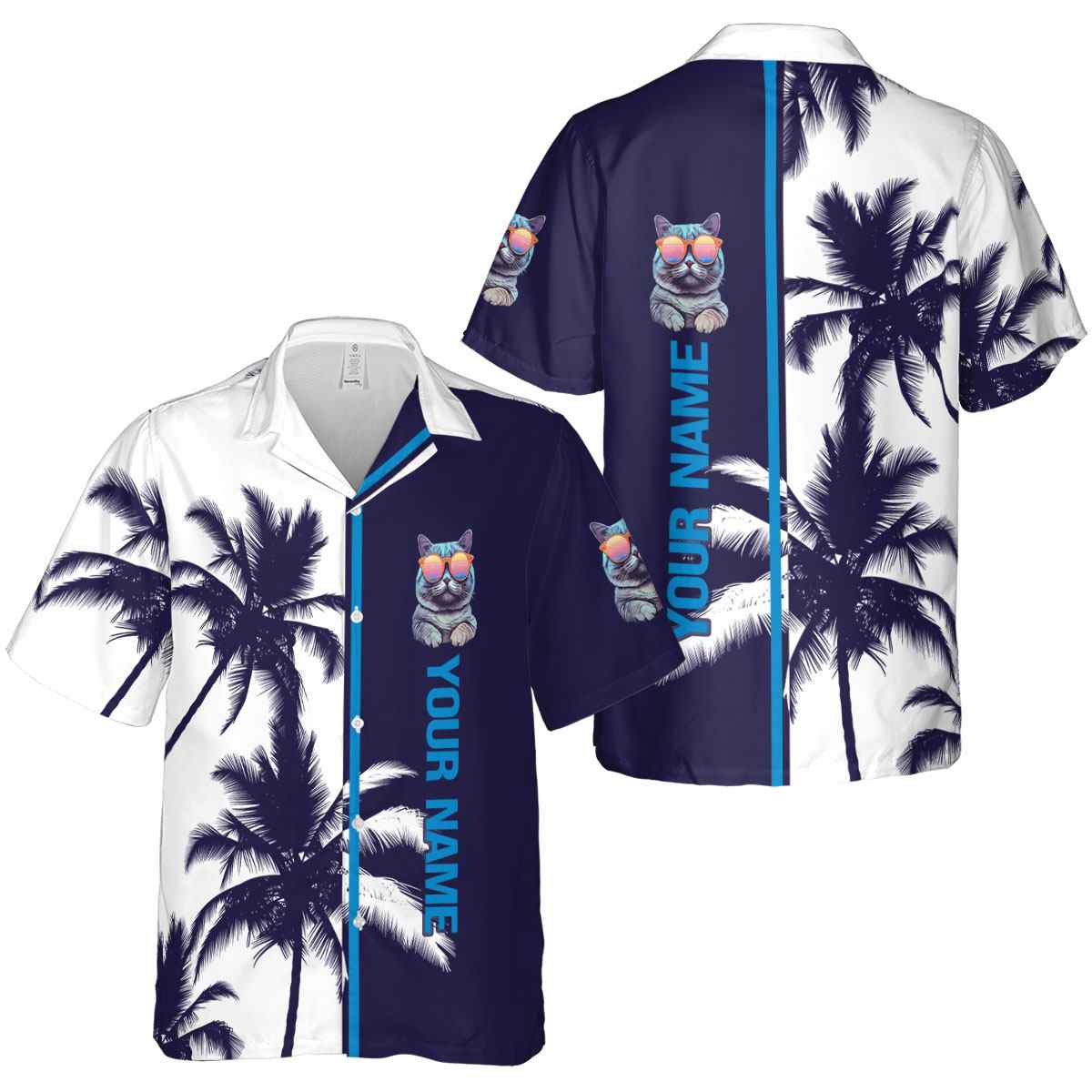 Personalized Cat Beach Vibes Hawaiian Shirt Latest Model Personalized Cat Beach Vibes Hawaiian Shirt Latest Model