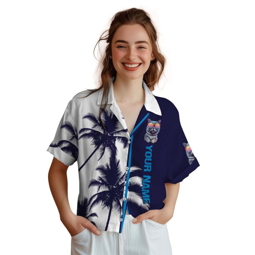 Personalized Cat Beach Vibes Hawaiian Shirt Trendy