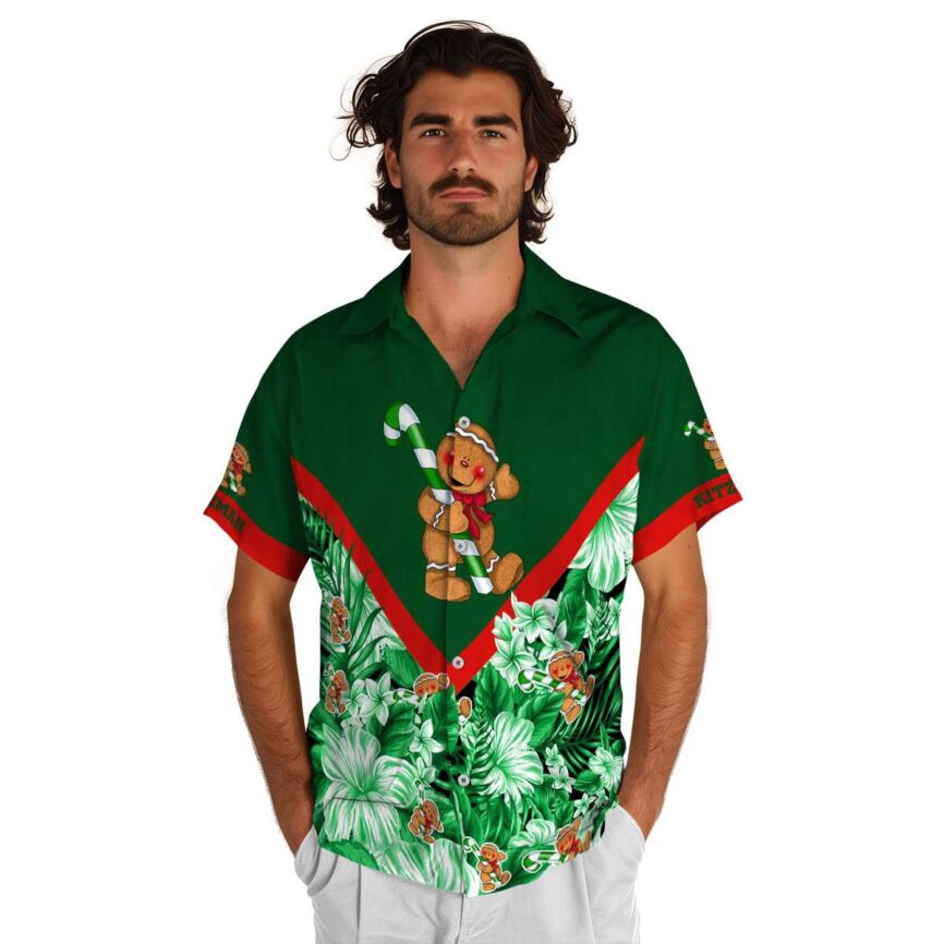 Personalized Christmas Bold Floral Number Hawaiian Shirt New Arrival