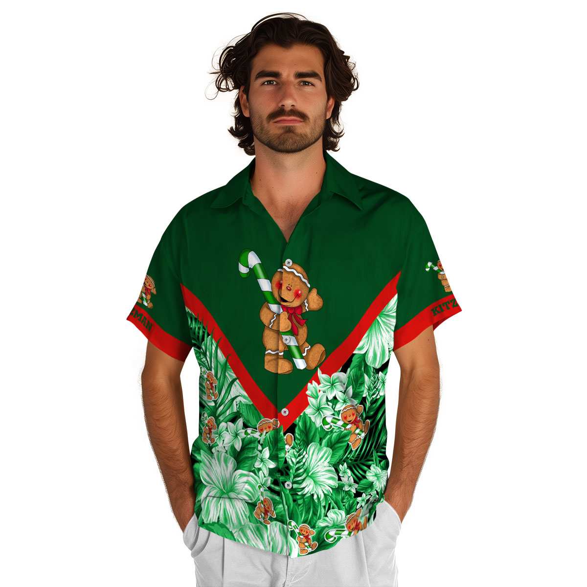 Personalized Christmas Bold Floral Number Hawaiian Shirt New Arrival Personalized Christmas Bold Floral Number Hawaiian Shirt New Arrival