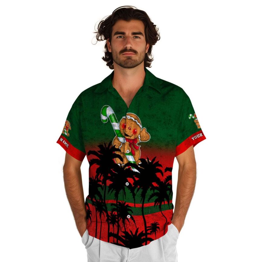 Personalized Christmas Sunset Gradient Hawaiian Shirt New Arrival