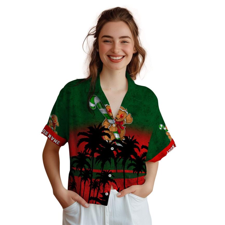 Personalized Christmas Sunset Gradient Hawaiian Shirt Top rated