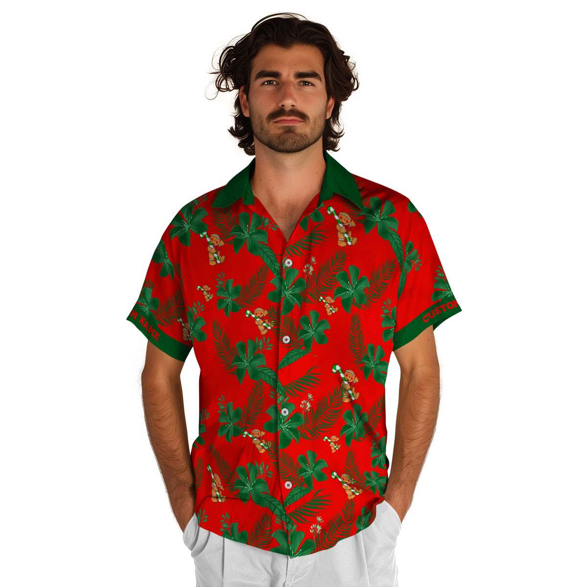 Personalized Christmas Tropical Flower Hawaiian Shirt New Arrival Personalized Christmas Tropical Flower Hawaiian Shirt New Arrival