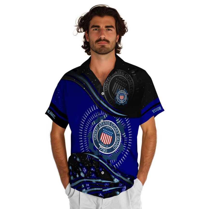 Personalized Coast Guard Dynamic Swirl Hawaiian Shirt New Arrival