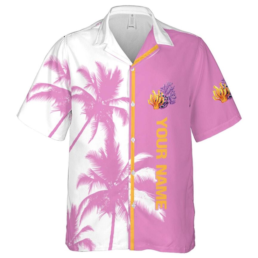 Personalized Coral Beach Vibes Hawaiian Shirt Best selling