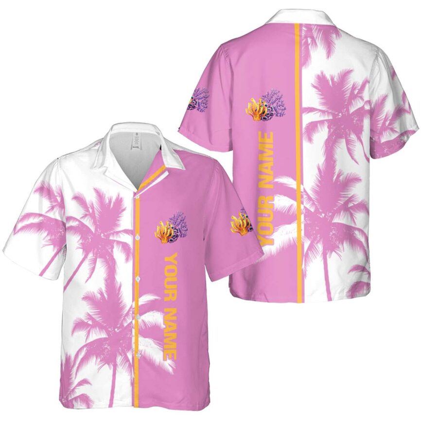 Personalized Coral Beach Vibes Hawaiian Shirt Latest Model