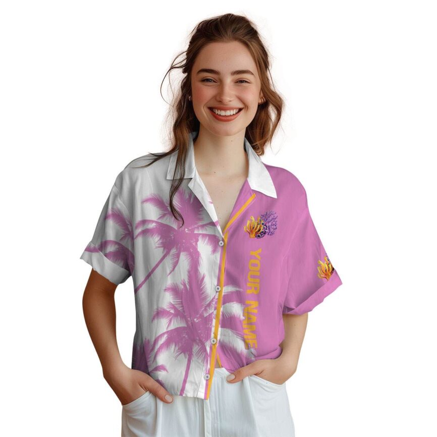 Personalized Coral Beach Vibes Hawaiian Shirt Trendy