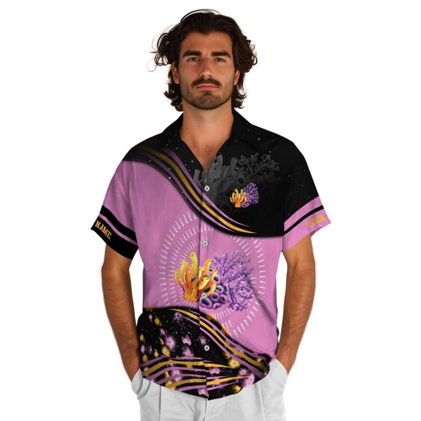 Personalized Coral Dynamic Swirl Hawaiian Shirt New Arrival