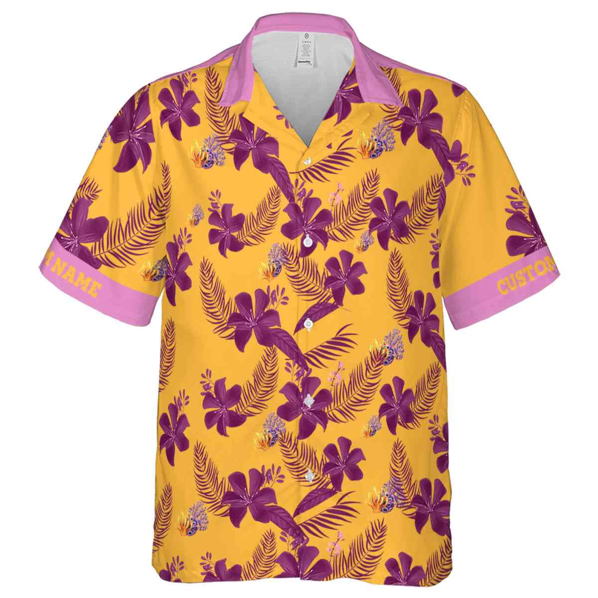Personalized Coral Tropical Flower Hawaiian Shirt Fashion forward Personalized Coral Tropical Flower Hawaiian Shirt Fashion forward