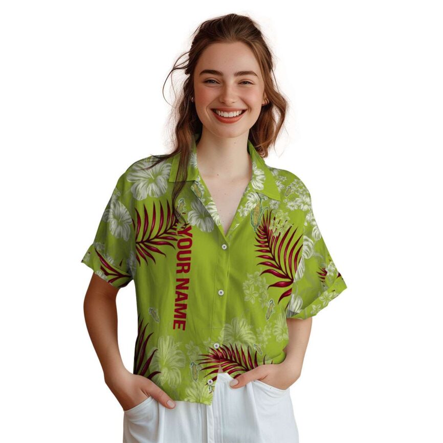 Personalized Corn Hibiscus Pattern Hawaiian Shirt Top rated
