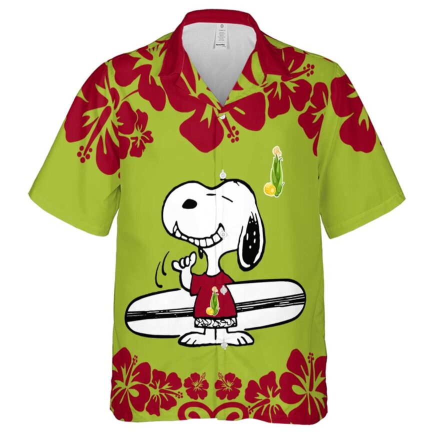 Personalized Corn Surfing Snoopy Hawaiian Shirt Fashion forward