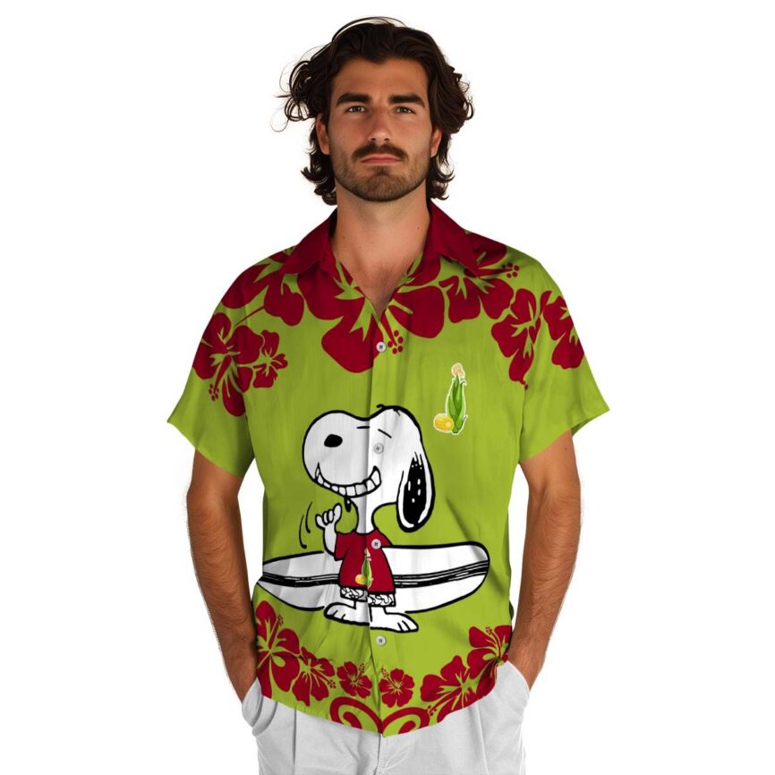 Personalized Corn Surfing Snoopy Hawaiian Shirt New Arrival