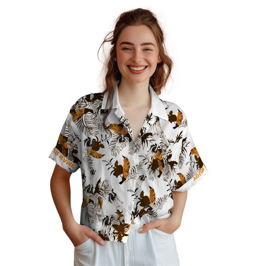 Personalized Cow Leafy Accents Hawaiian Shirt Top rated