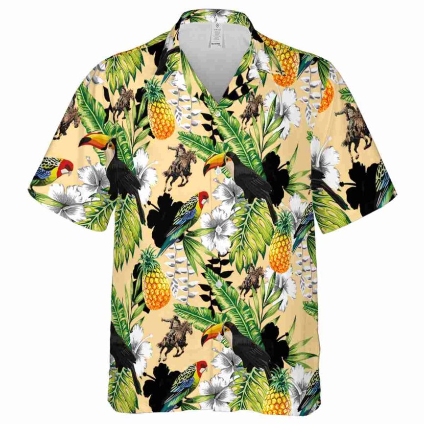 Personalized Cowboy Toucan Bird Hawaiian Shirt Fashion forward