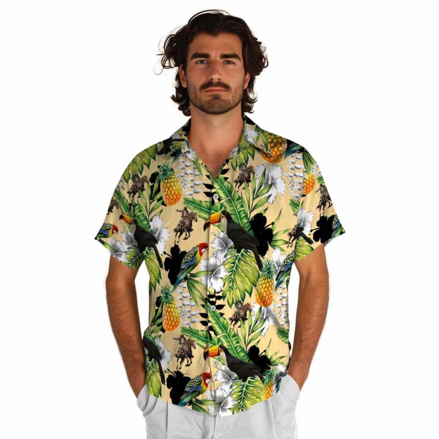 Personalized Cowboy Toucan Bird Hawaiian Shirt New Arrival