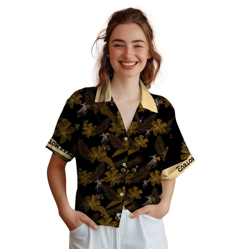 Personalized Cowboy Tropical Flower Hawaiian Shirt Top rated
