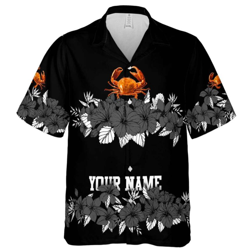 Personalized Crab Hibiscus Band Hawaiian Shirt Fashion forward