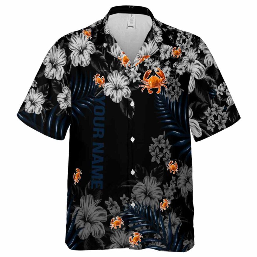 Personalized Crab Hibiscus Pattern Hawaiian Shirt Fashion forward