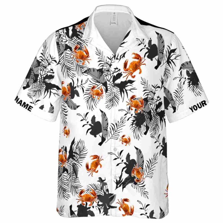 Personalized Crab Leafy Accents Hawaiian Shirt Fashion forward