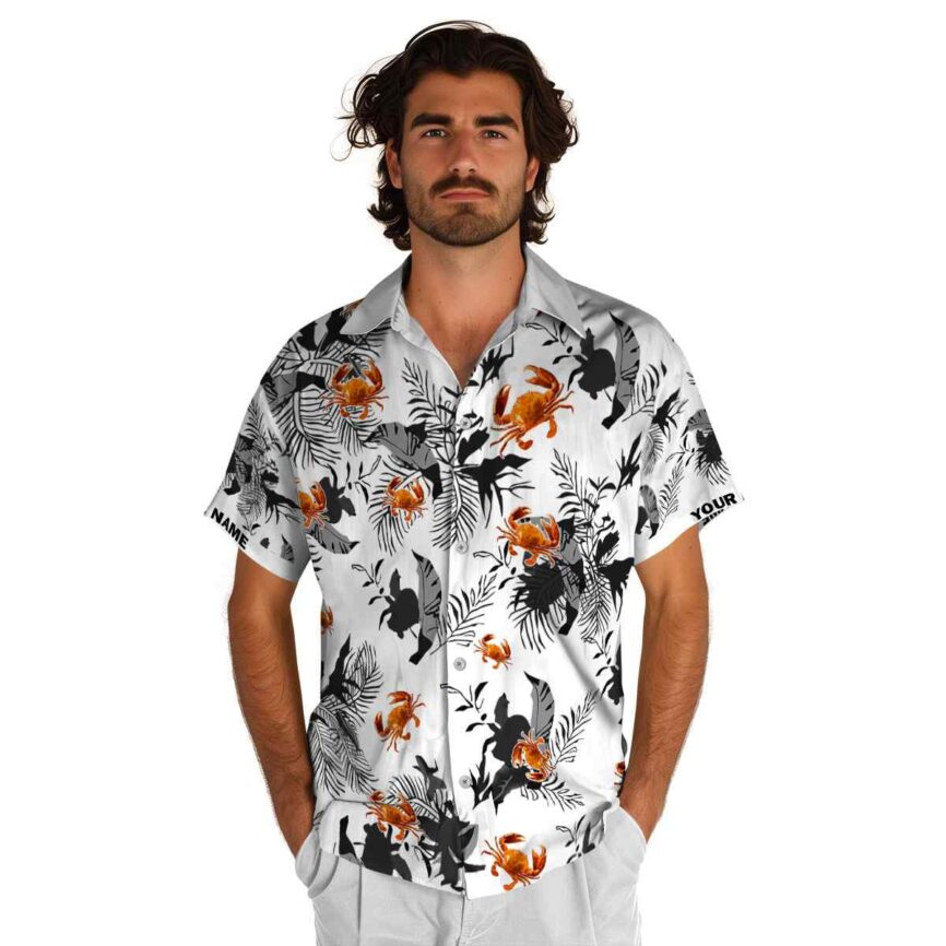 Personalized Crab Leafy Accents Hawaiian Shirt New Arrival