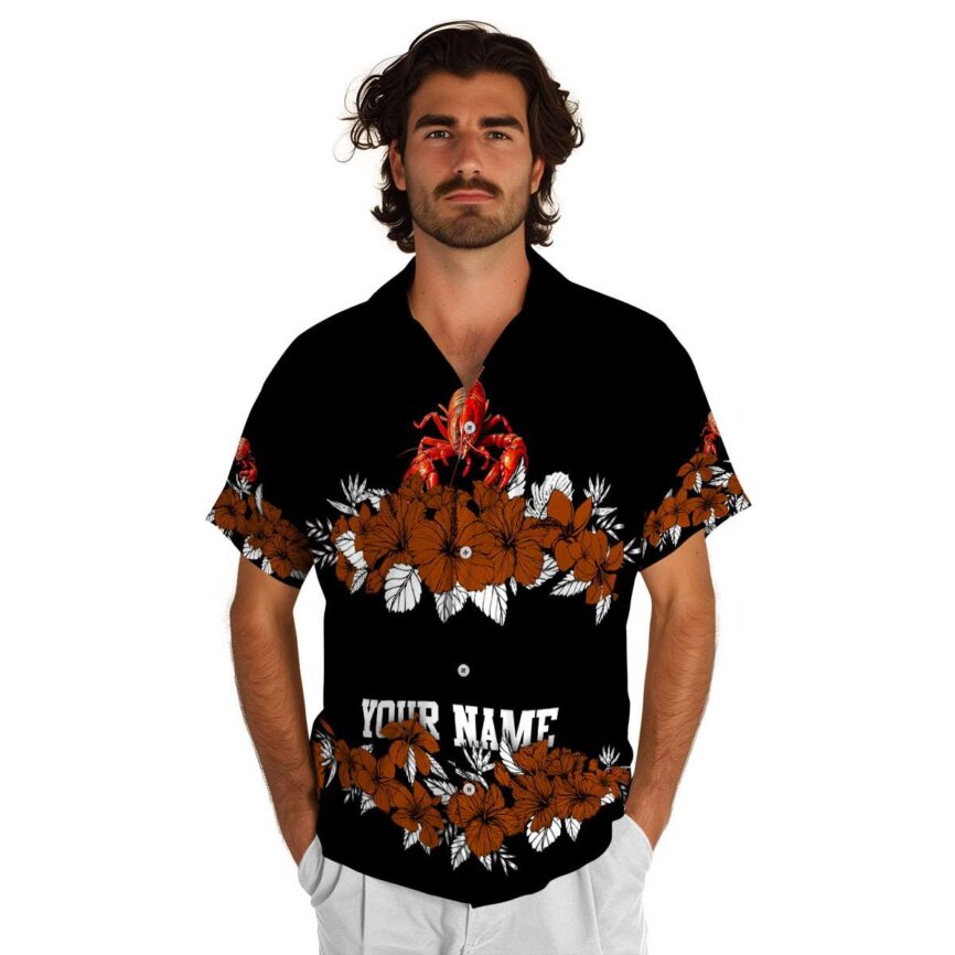 Personalized Crawfish Hibiscus Band Hawaiian Shirt New Arrival