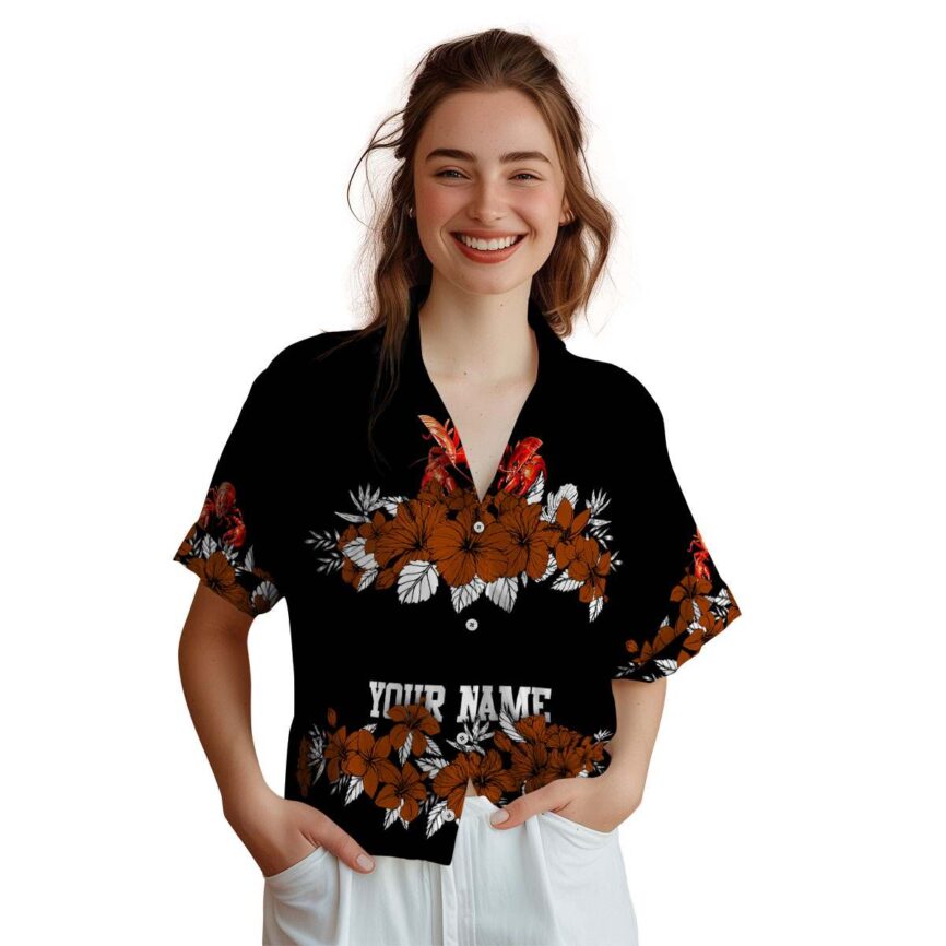 Personalized Crawfish Hibiscus Band Hawaiian Shirt Top rated