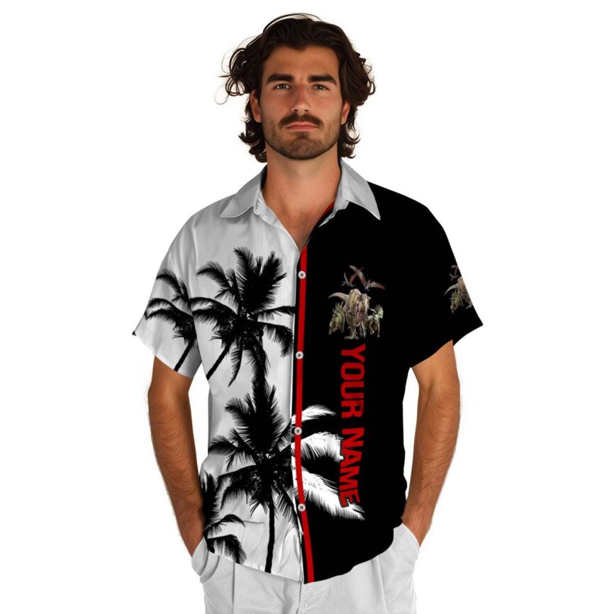 Personalized Dinosaur Beach Vibes Hawaiian Shirt High quality
