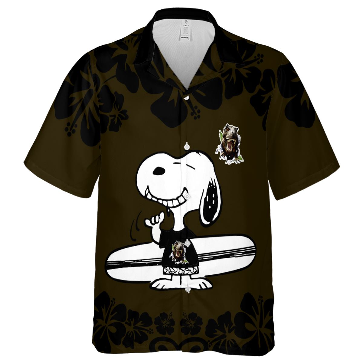 Personalized Dinosaur Surfing Snoopy Hawaiian Shirt Fashion forward Personalized Dinosaur Surfing Snoopy Hawaiian Shirt Fashion forward