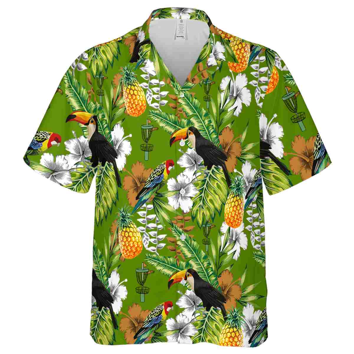 Personalized Disc Golf Toucan Bird Hawaiian Shirt Fashion forward Personalized Disc Golf Toucan Bird Hawaiian Shirt Fashion forward